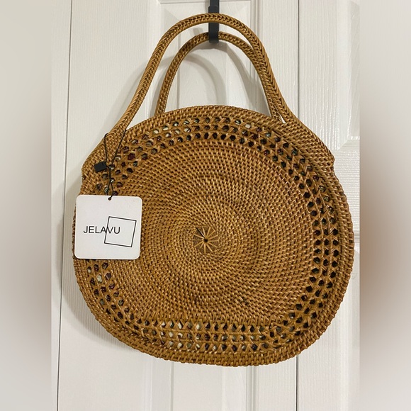 NWT Handmade Indonesian rattan bag - Picture 5 of 5